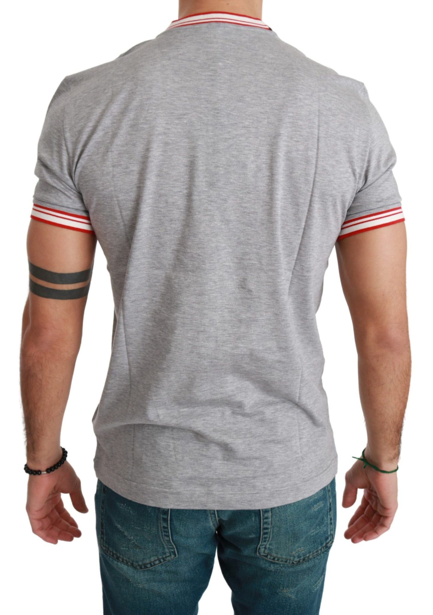 T-shirt Dolce & Gabbana en coton gris Année du Cochon 2019