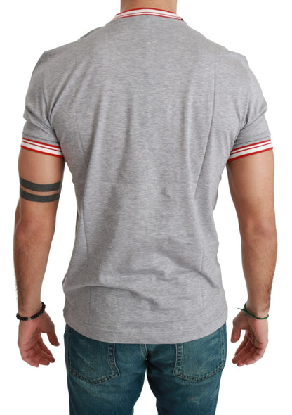T-shirt Dolce & Gabbana en coton gris Année du Cochon 2019