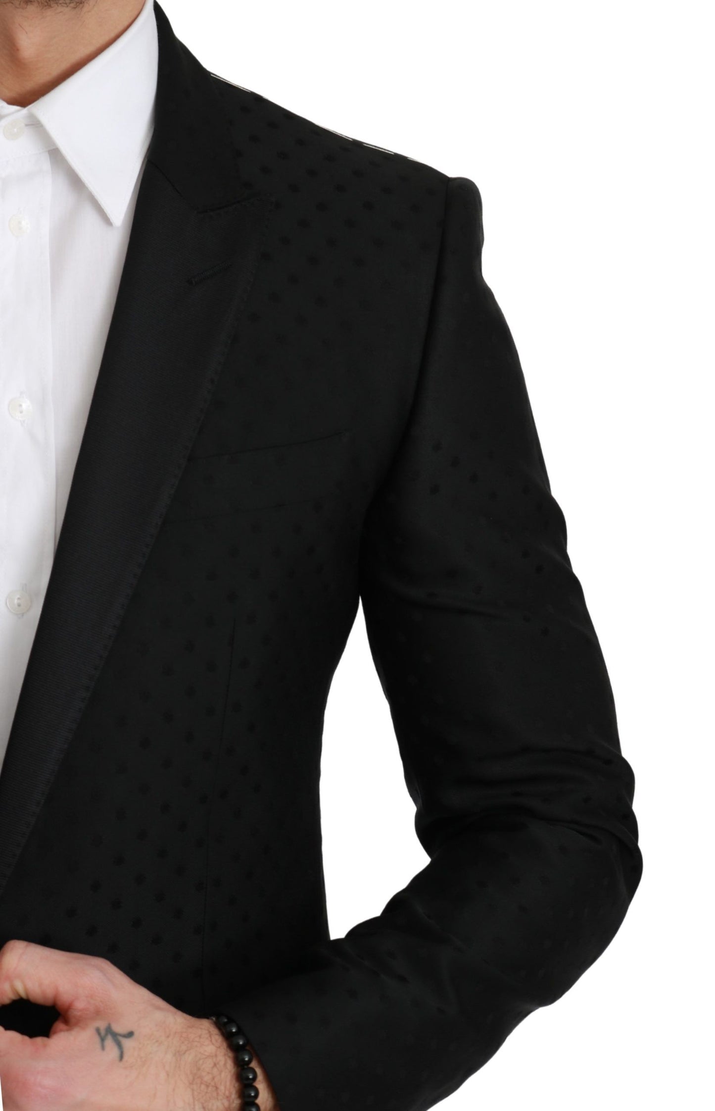 Manteau Veste Blazer Dolce & Gabbana Noir Coupe Slim MARTINI