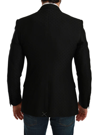 Manteau Veste Blazer Dolce & Gabbana Noir Coupe Slim MARTINI