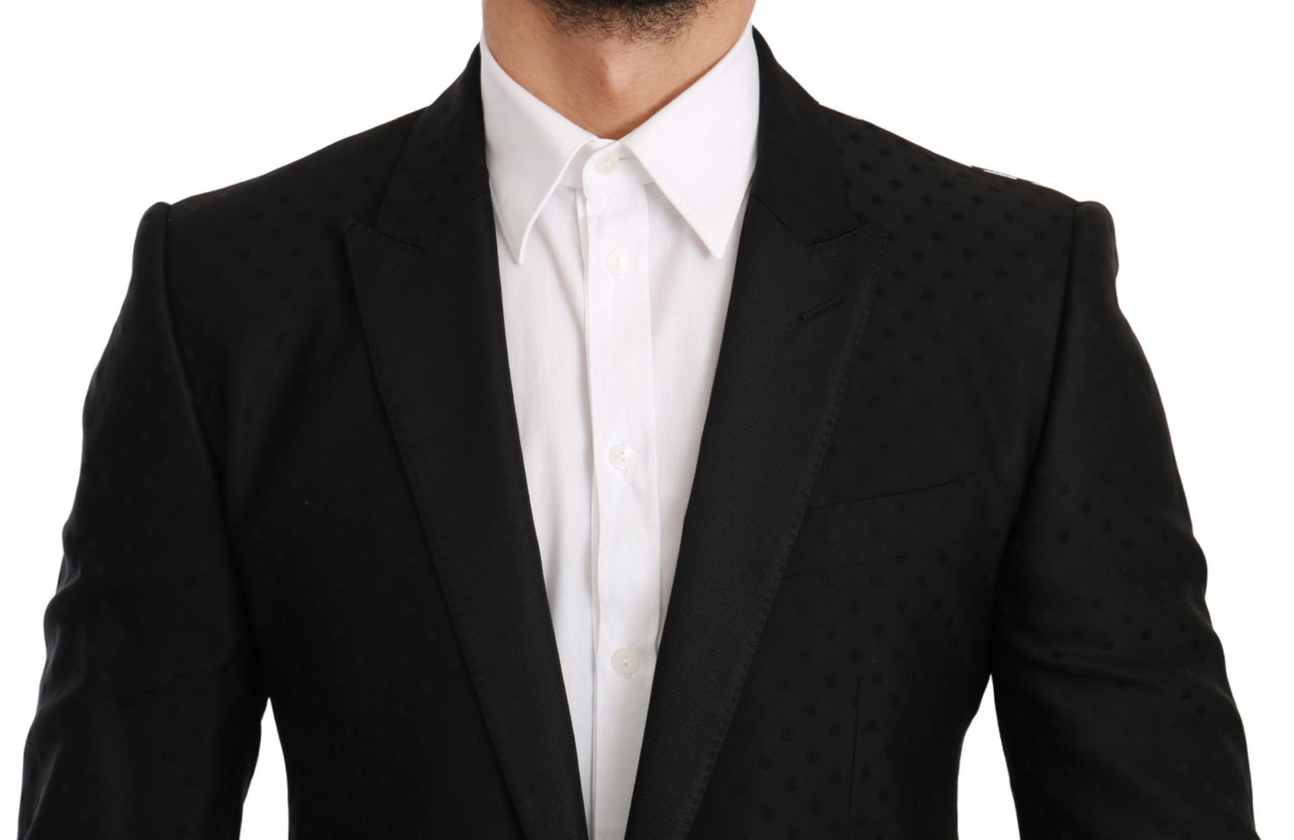 Manteau Veste Blazer Dolce & Gabbana Noir Coupe Slim MARTINI