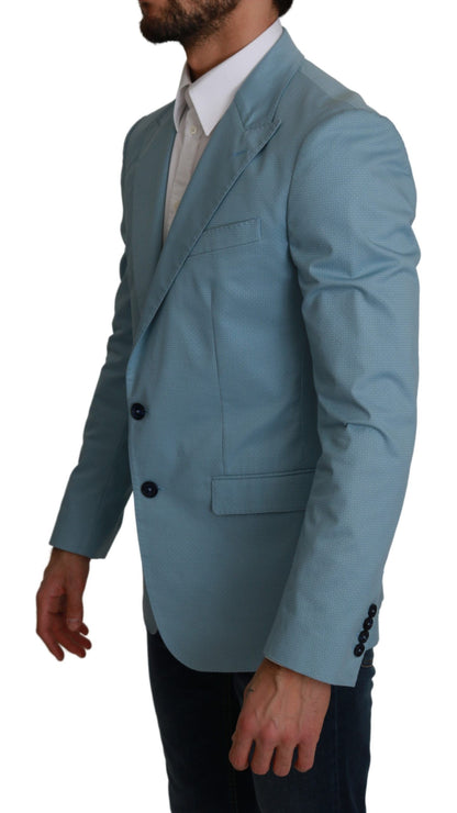 Dolce & Gabbana Bleu Manteau Veste Ajustée MARTINI Blazer
