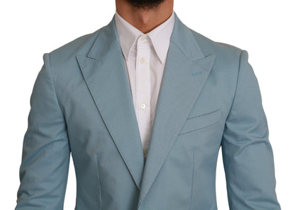 Dolce & Gabbana Bleu Manteau Veste Ajustée MARTINI Blazer