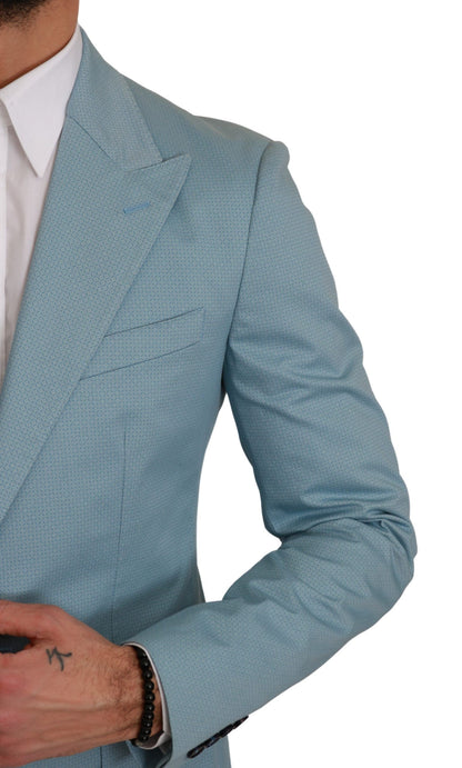 Dolce & Gabbana Bleu Manteau Veste Ajustée MARTINI Blazer