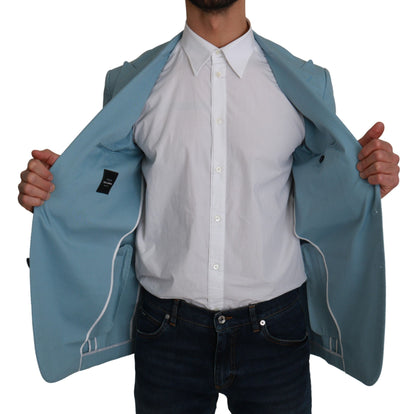 Dolce & Gabbana Bleu Manteau Veste Ajustée MARTINI Blazer
