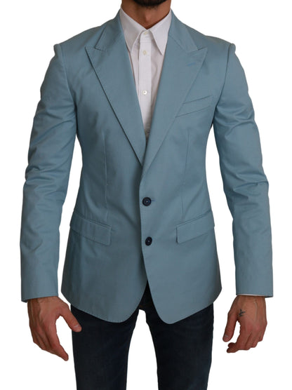 Dolce & Gabbana Bleu Manteau Veste Ajustée MARTINI Blazer