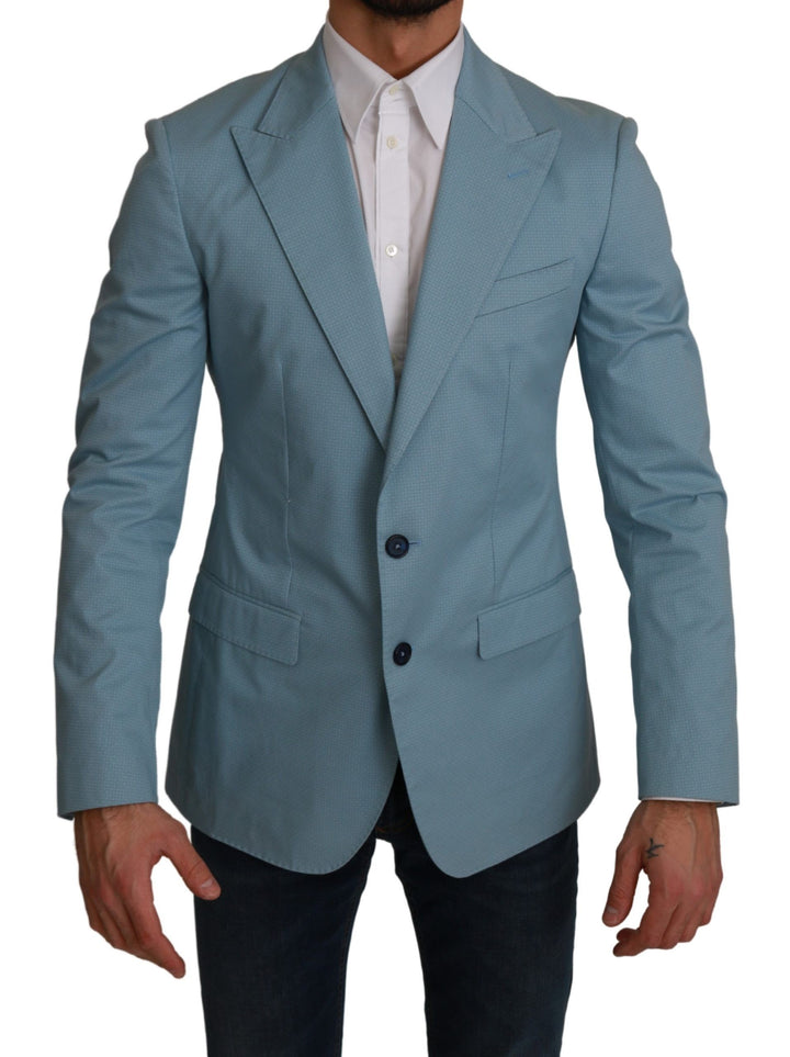 Dolce & Gabbana Azul Chaqueta Abrigo Slim Fit MARTINI Blazer
