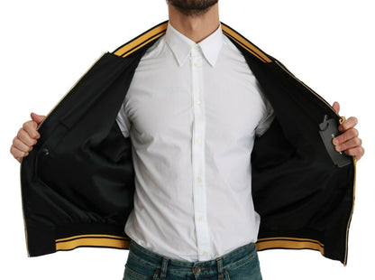 Dolce & Gabbana Blouson bomber noir ANNÉE DU COCHON