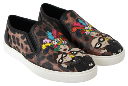 Mocassins en cuir léopard Dolce & Gabbana #dgfamily