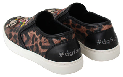 Mocassins en cuir léopard Dolce & Gabbana #dgfamily