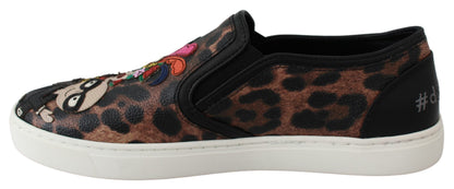 Mocassins en cuir léopard Dolce & Gabbana #dgfamily