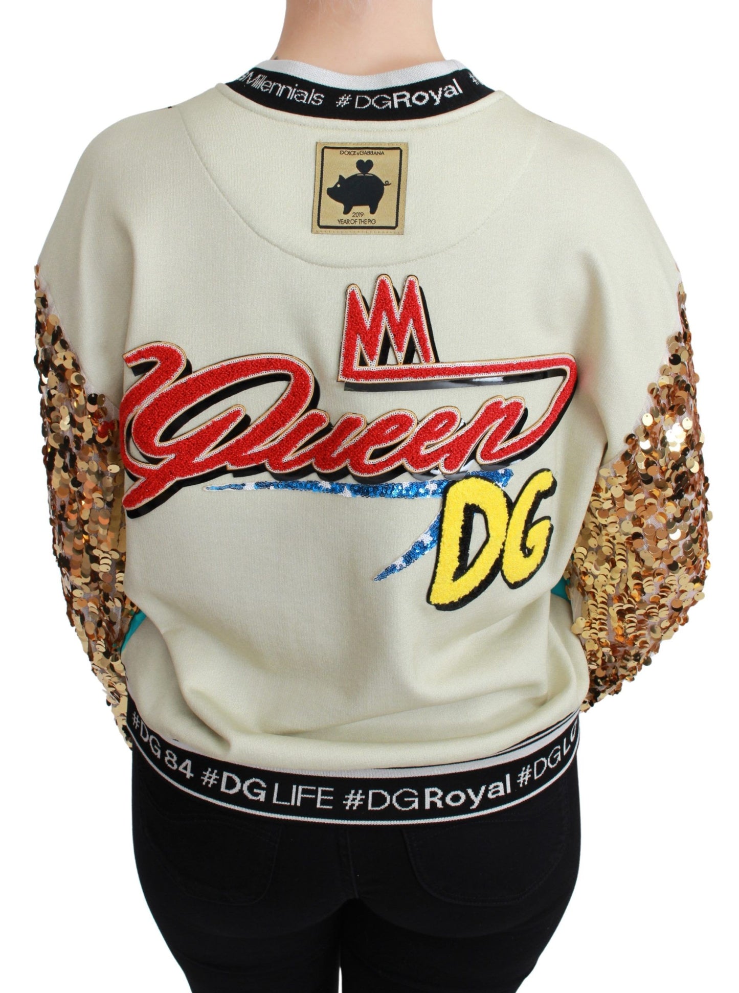 Pull à sequins Dolce & Gabbana Année du Cochon