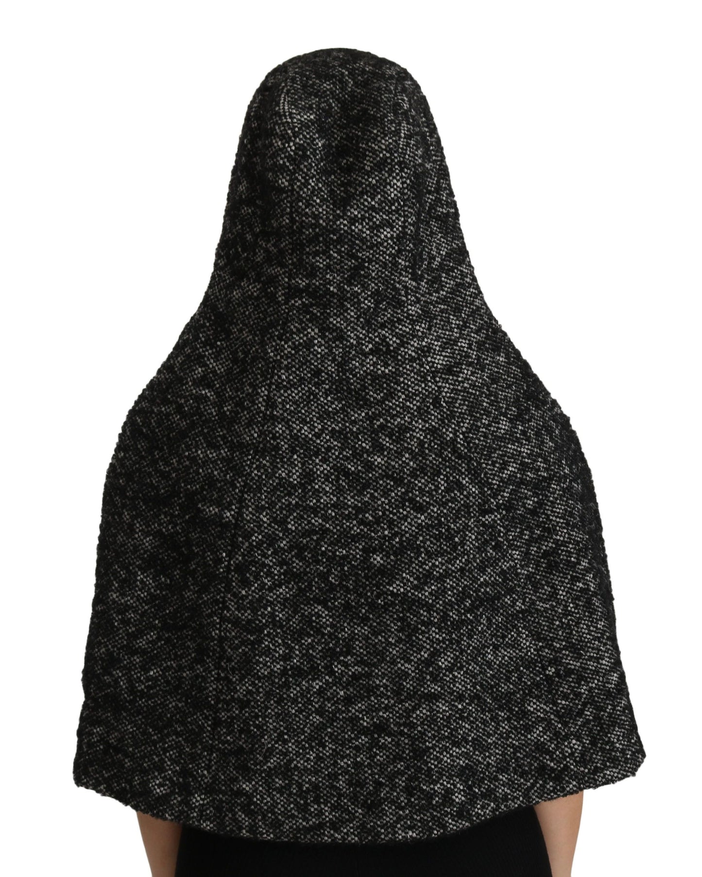 Dolce & Gabbana Manteau Veste Tunique en Laine Bouclée Grise