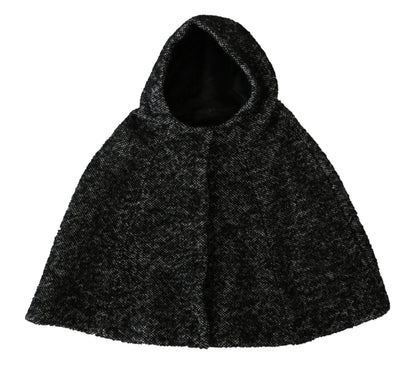 Dolce & Gabbana Manteau Veste Tunique en Laine Bouclée Grise