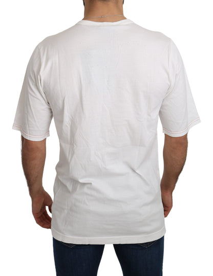 T-shirt Dolce & Gabbana « Leopard Royal » blanc