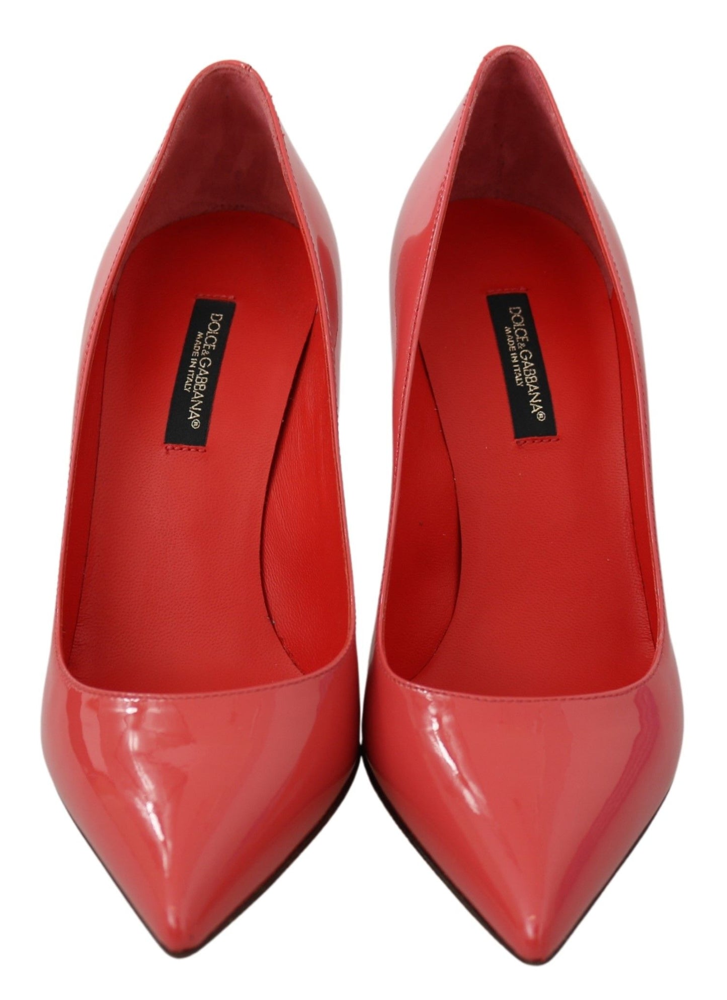 Escarpins Dolce & Gabbana en cuir verni rose foncé