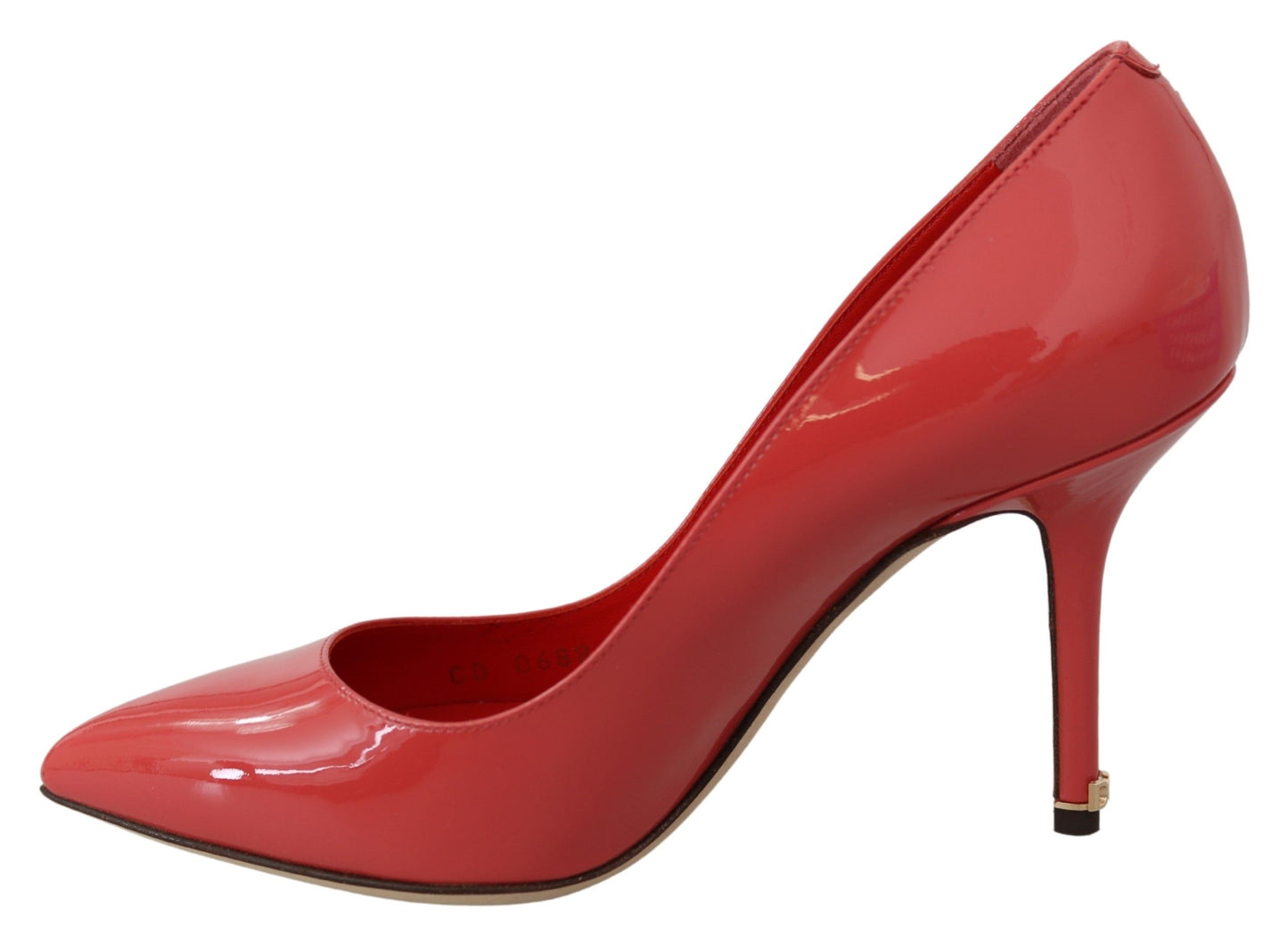 Escarpins Dolce & Gabbana en cuir verni rose foncé