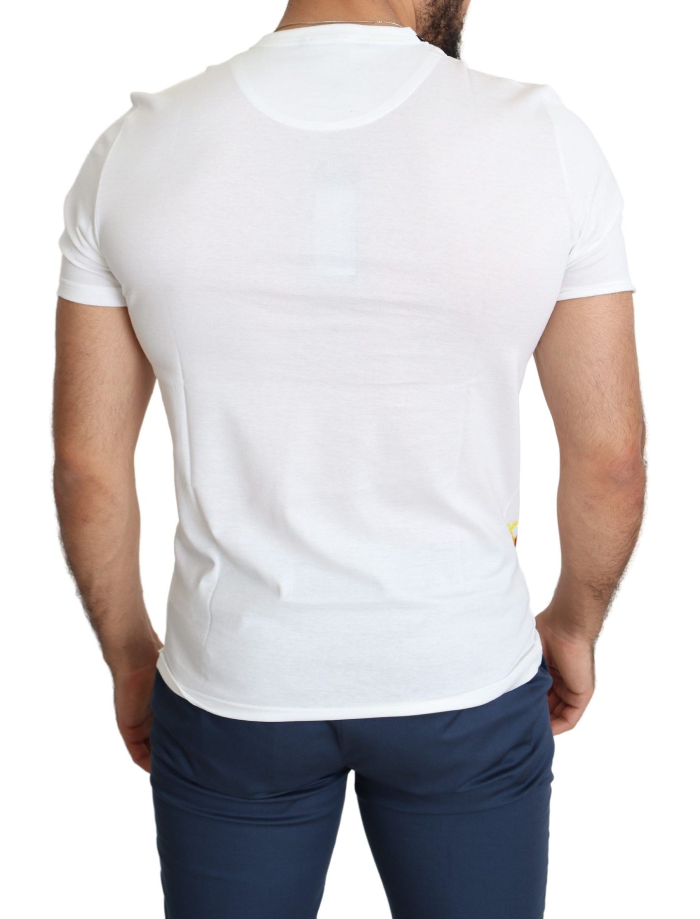 T-shirt Dolce & Gabbana en coton blanc imprimé Saint Valentin pour homme