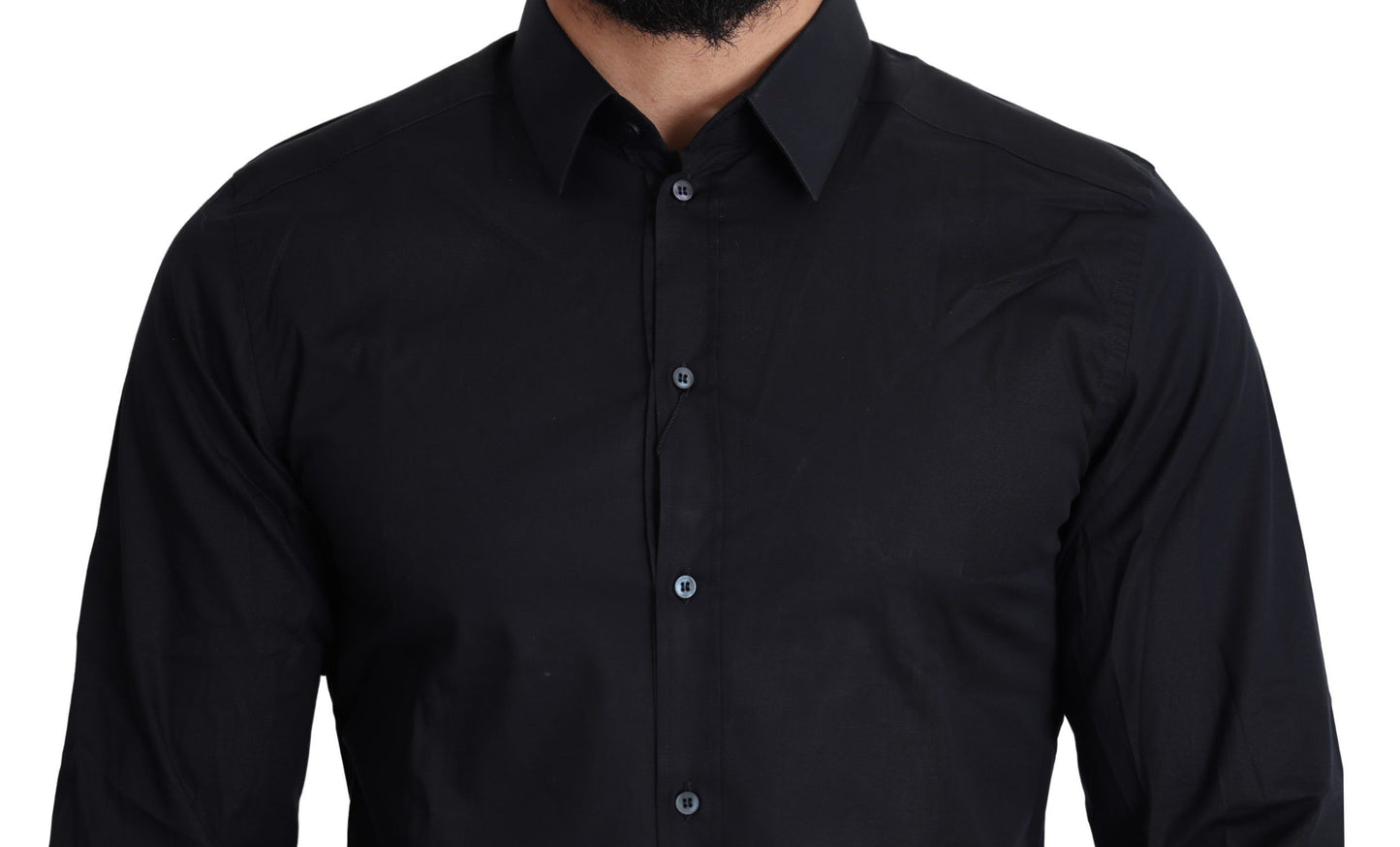 Chemise Habillée Dolce & Gabbana GOLD en Coton Bleu