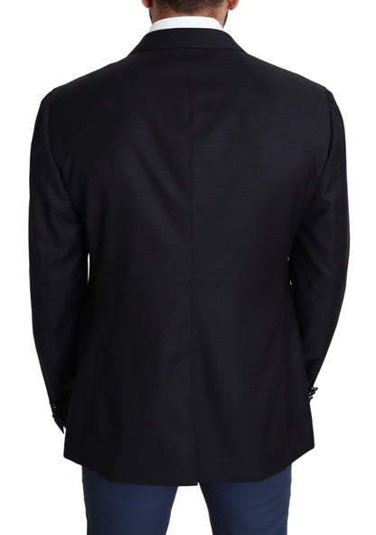 Blazer NAPOLI Dolce & Gabbana en laine noire à simple boutonnage