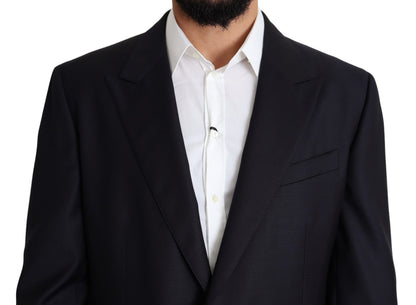 Blazer NAPOLI Dolce & Gabbana en laine noire à simple boutonnage