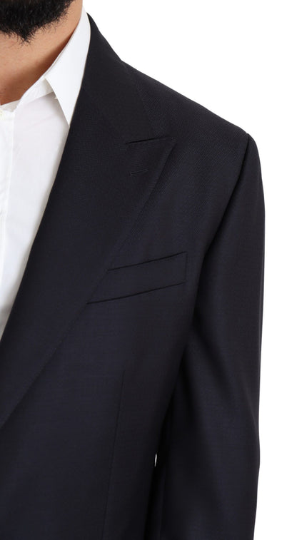 Blazer NAPOLI Dolce & Gabbana en laine noire à simple boutonnage