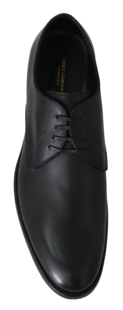 Chaussures Dolce & Gabbana SARTORIA faites à la main en cuir noir
