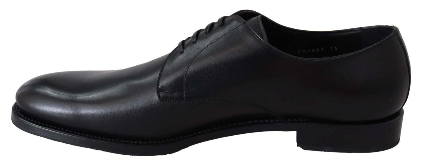 Chaussures Dolce & Gabbana SARTORIA faites à la main en cuir noir
