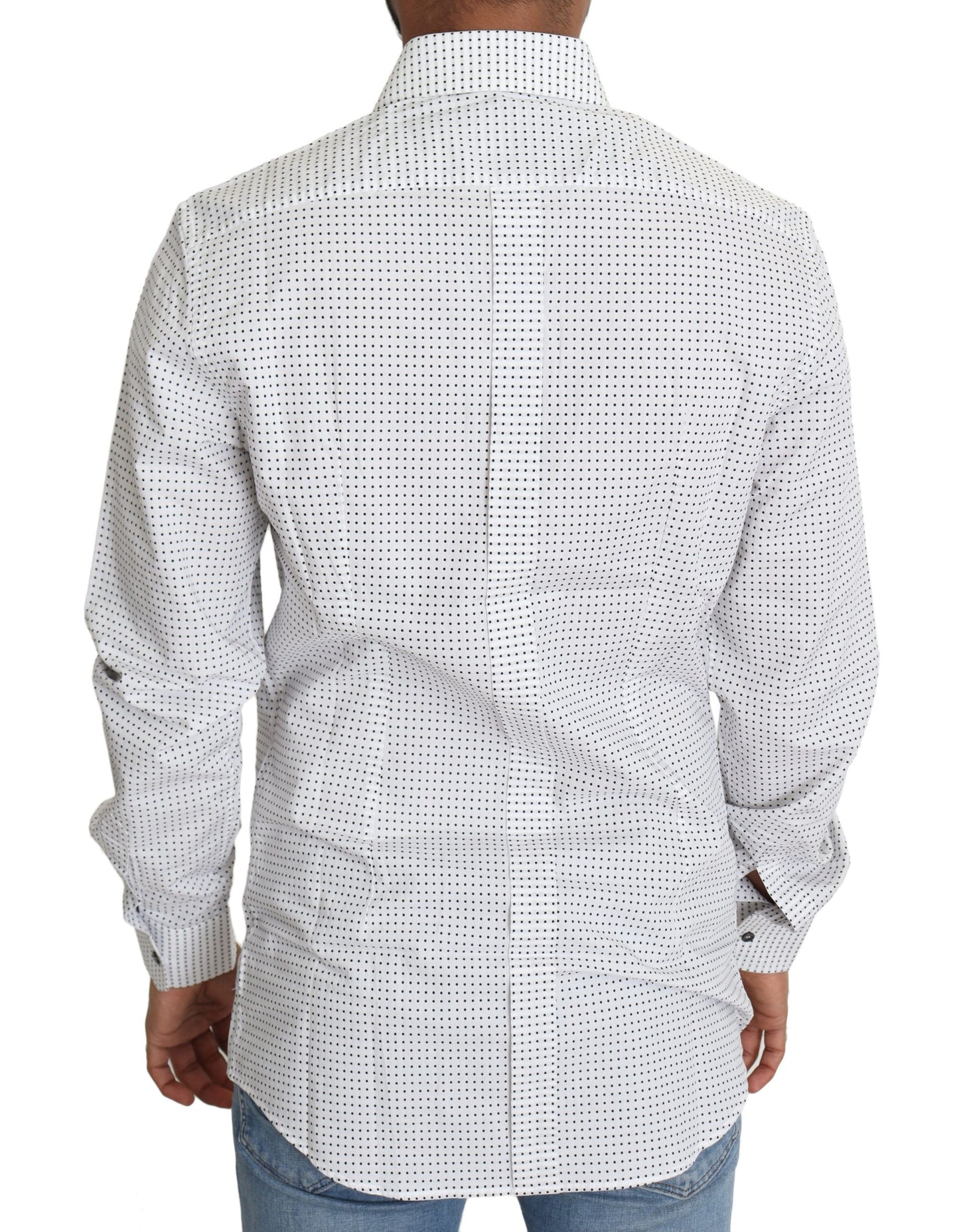 Chemise Dolce & Gabbana Noire à Pois Blancs