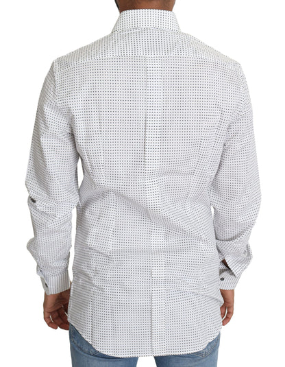 Chemise Dolce & Gabbana Noire à Pois Blancs