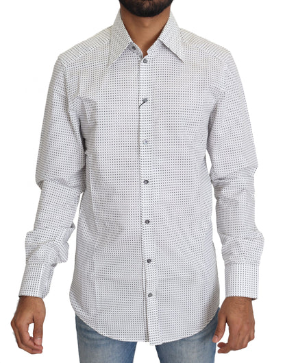 Chemise Dolce & Gabbana Noire à Pois Blancs