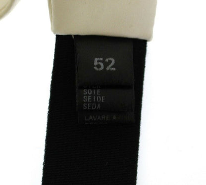 Ceinture de smoking en soie blanche Dolce & Gabbana