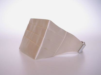 Ceinture de smoking Dolce & Gabbana blanche avec ceinture de smoking plissée