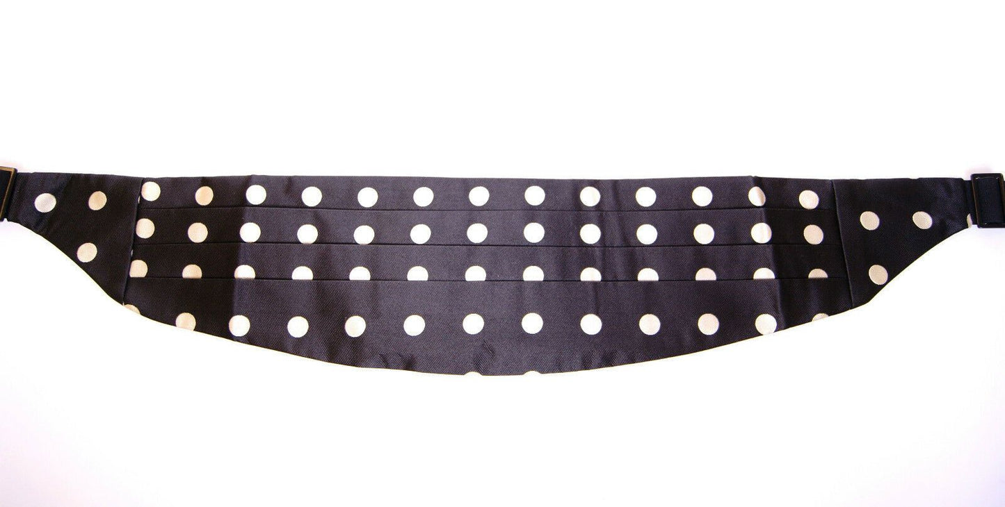 Ceinture de smoking plissée noire Dolce & Gabbana