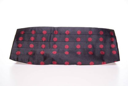 Ceinture de smoking cummerbund noire Dolce & Gabbana