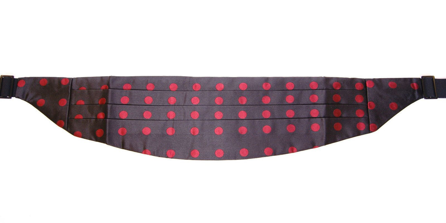 Ceinture de smoking cummerbund noire Dolce & Gabbana