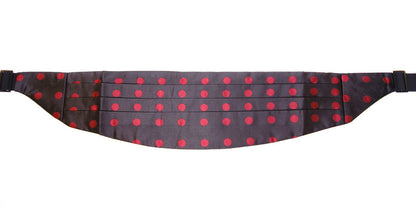 Ceinture de smoking cummerbund noire Dolce & Gabbana