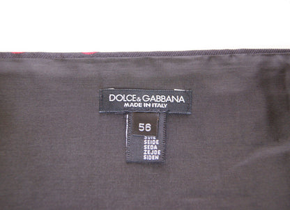Ceinture de smoking cummerbund noire Dolce & Gabbana