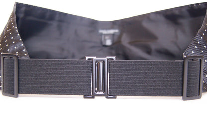 Ceinture de smoking Dolce & Gabbana noire avec ceinture de frac