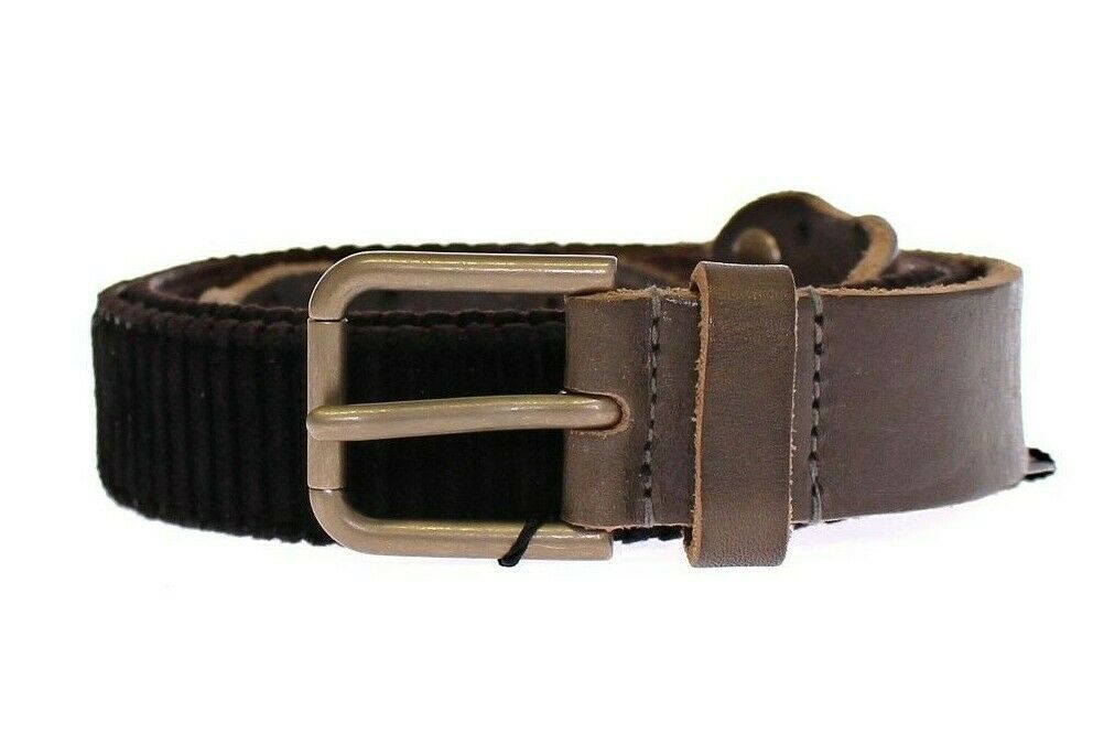 Ceinture Dolce & Gabbana en Cuir Marron à Logo