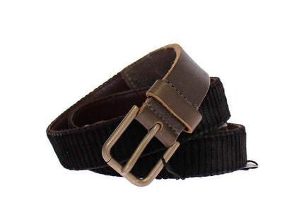 Ceinture Dolce & Gabbana en Cuir Marron à Logo