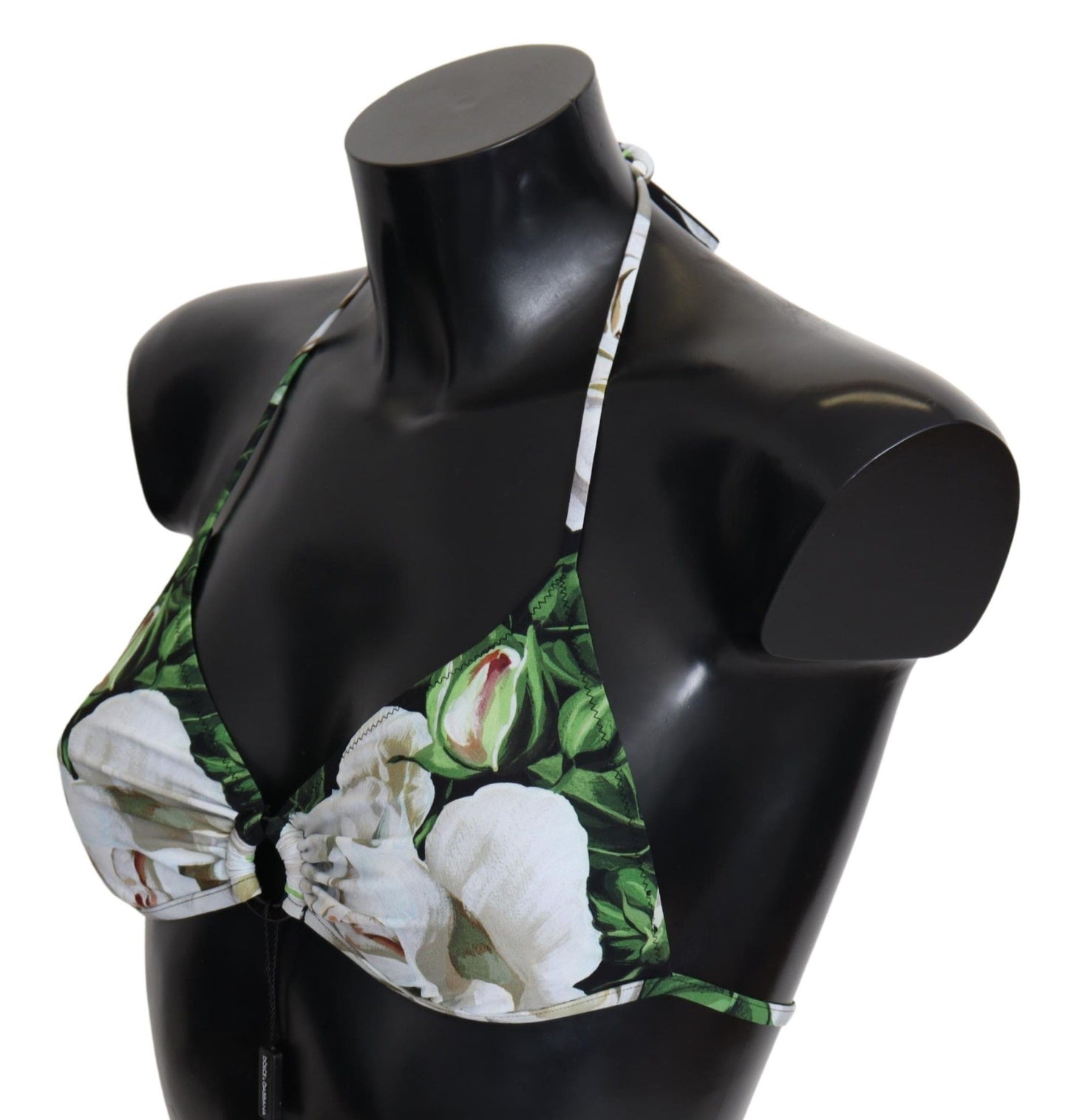 Haut de maillot de bain licou Dolce & Gabbana à imprimé floral multicolore