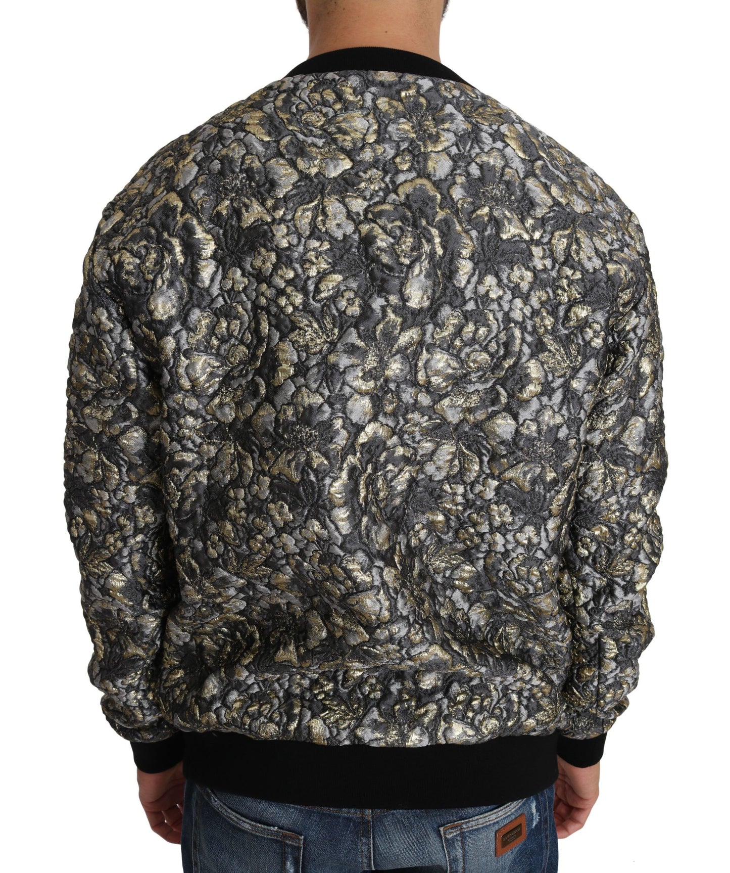 Pull en jacquard multicolore SAMBA à palmiers Dolce & Gabbana