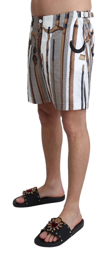 Short de bain Dolce & Gabbana Blanc Canne