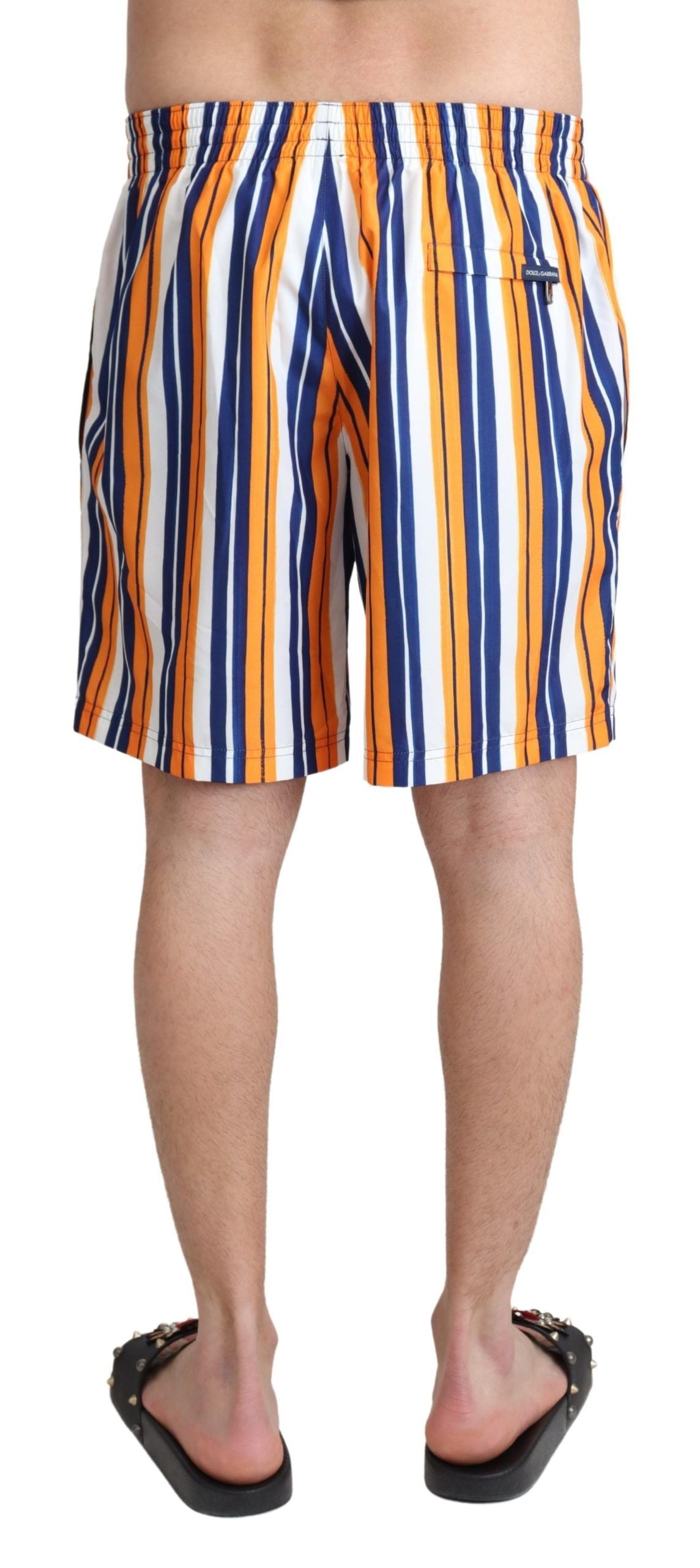 Dolce & Gabbana Short de bain rayé multicolore