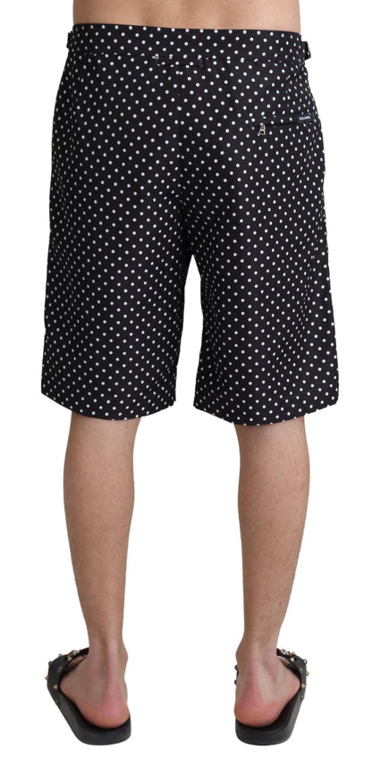 Short de bain Dolce & Gabbana motif pois noir