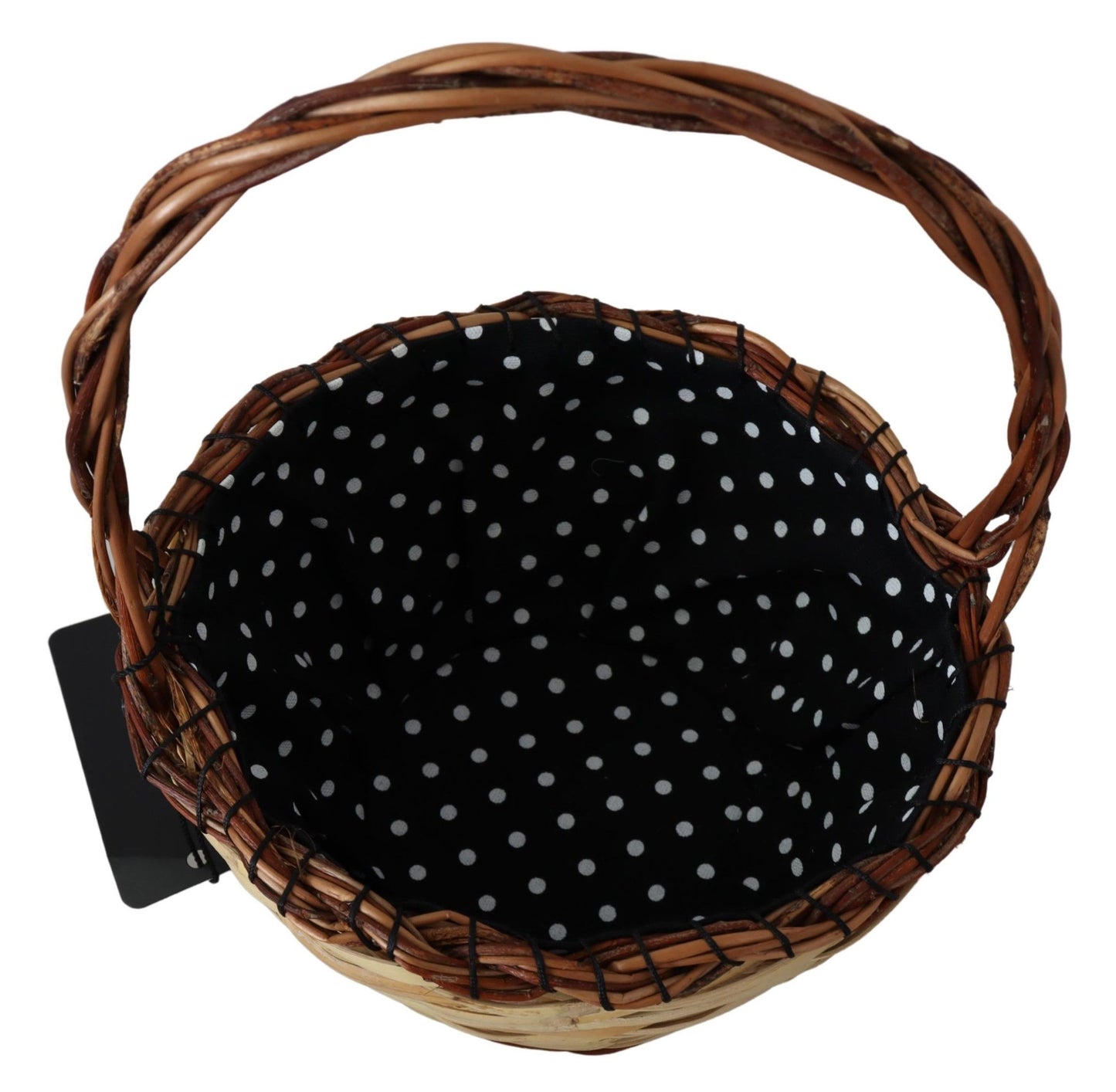 Sac fourre-tout Dolce & Gabbana en osier et rotin beige