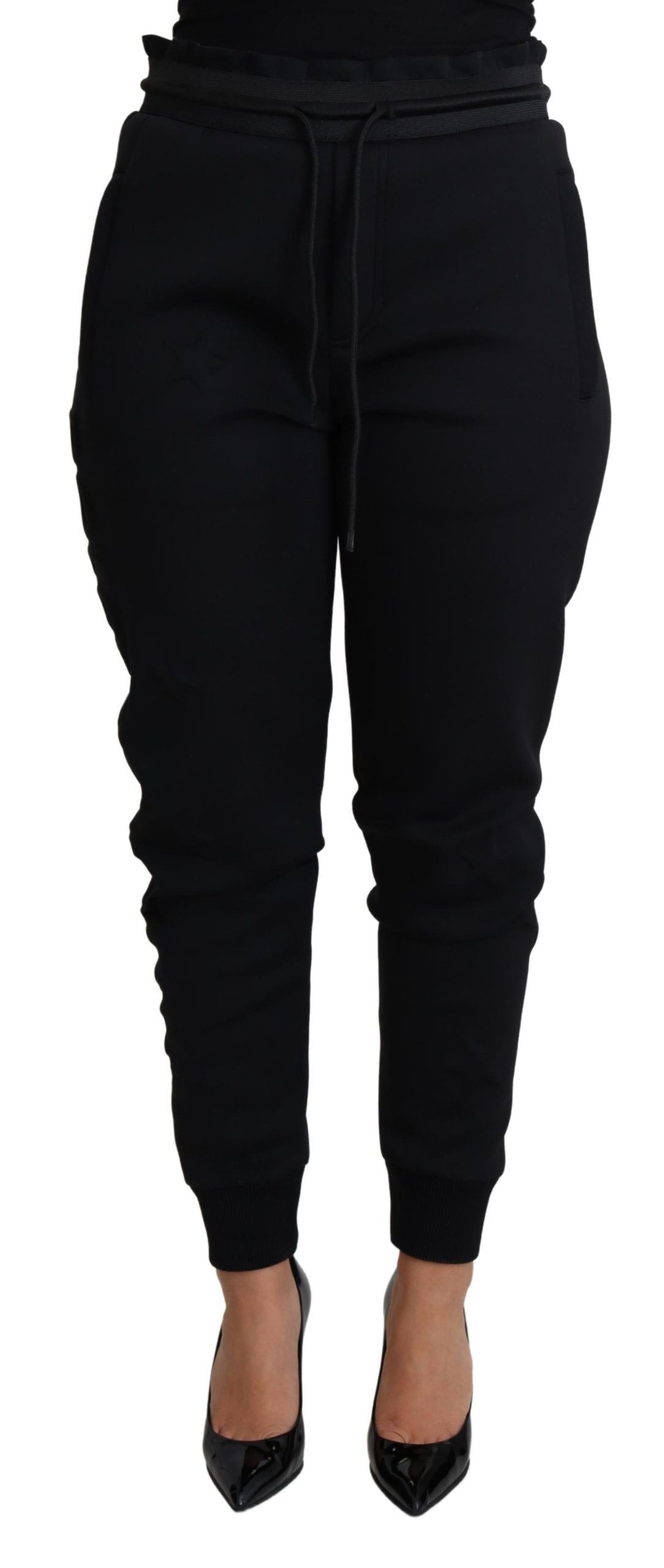 Pantalon de jogging Dolce & Gabbana en néoprène et polyester noir