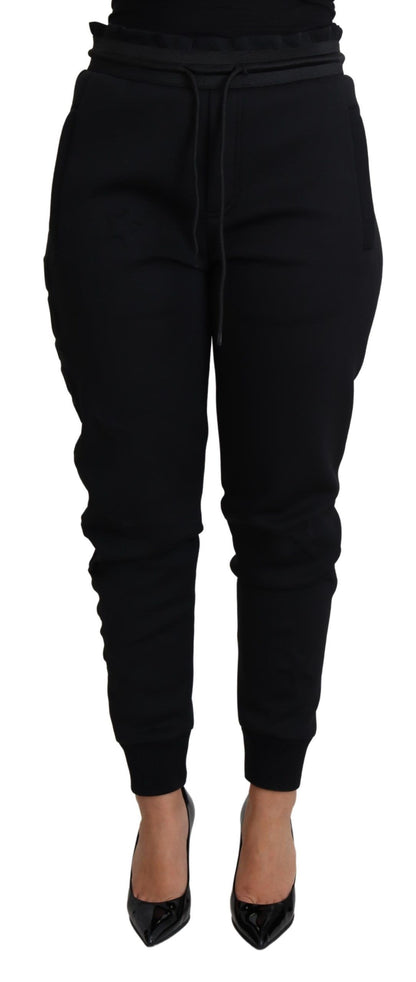 Pantalon de jogging Dolce & Gabbana en néoprène et polyester noir
