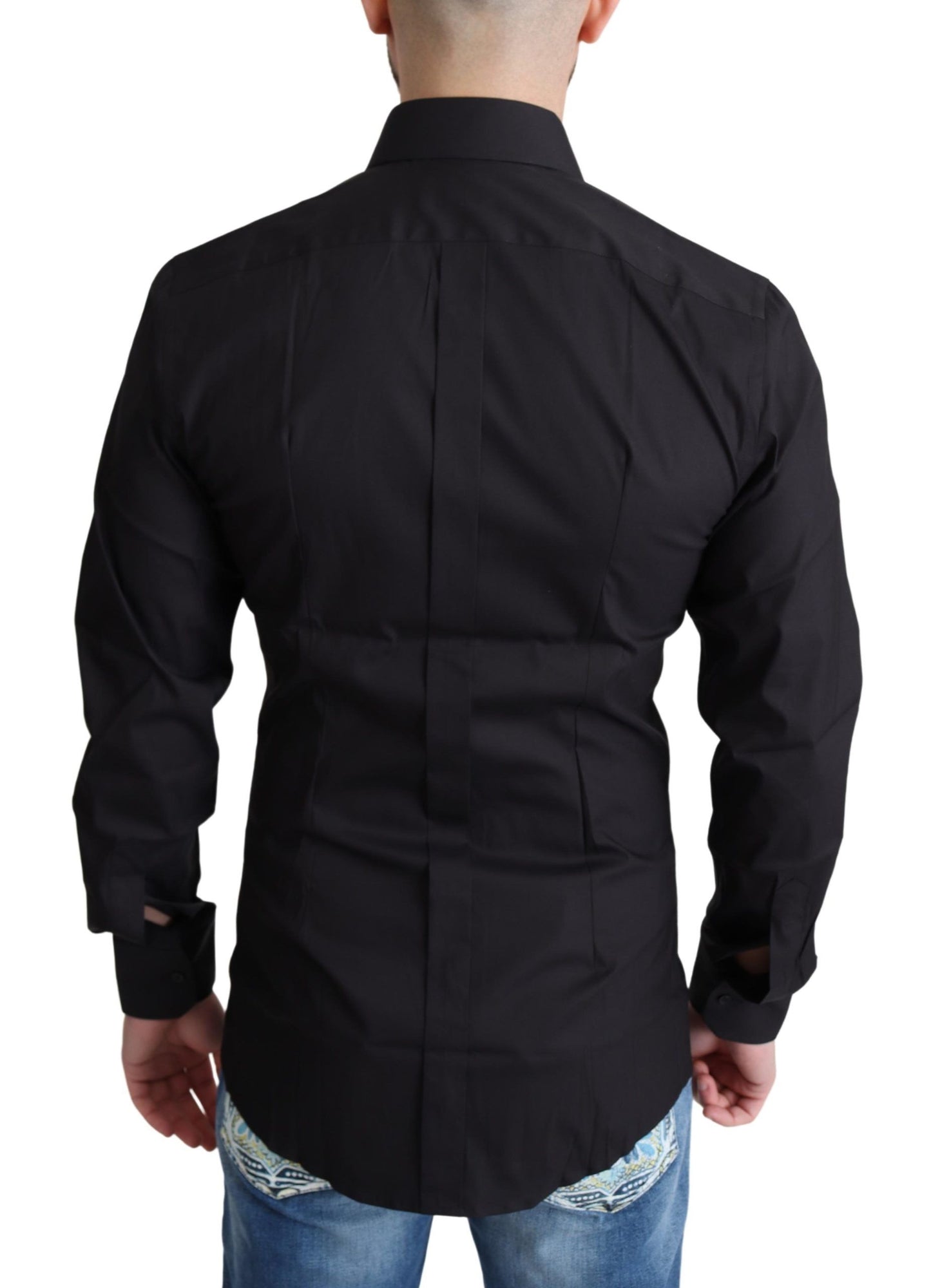 Chemise de soirée Dolce & Gabbana en coton mélangé noir